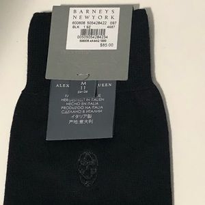 Alexander McQueen Black Socks (never been worn)